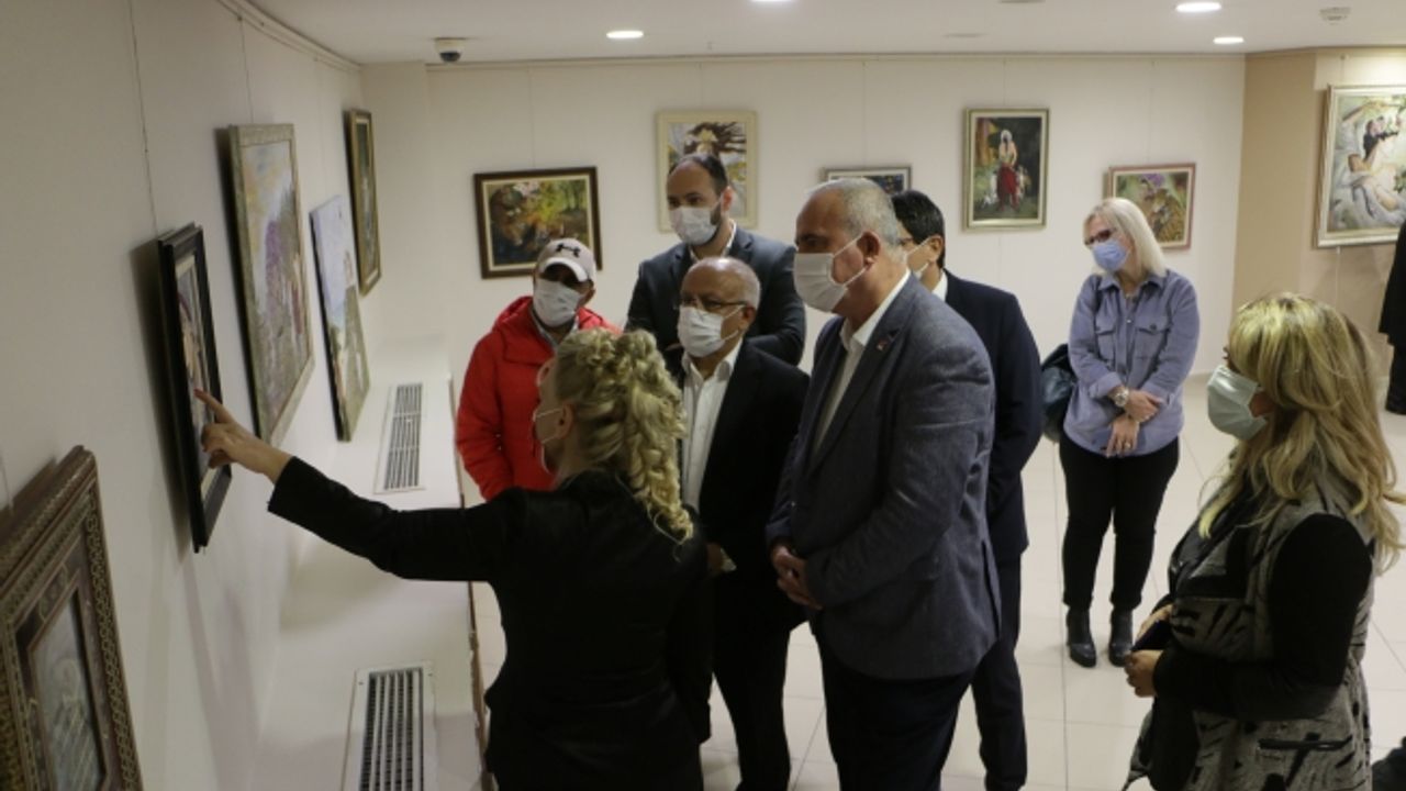 Min-El Mai Resim Sergisi’nin Açılışı Gerçekleştirildi