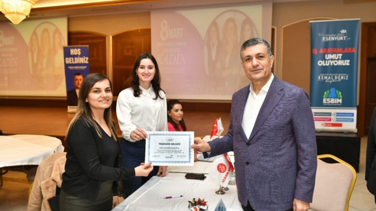 ESBİM 8 Mart’ta 500 Kadına Umut Oldu