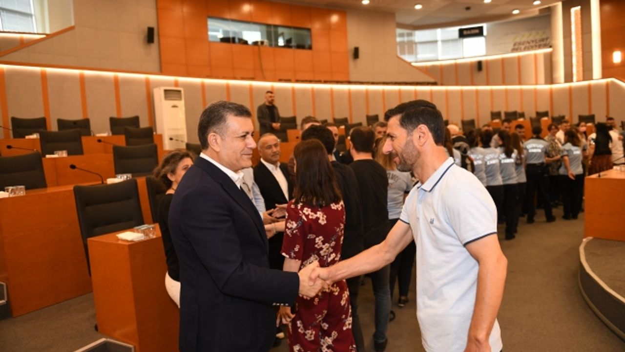 Başkan Bozkurt, Personeliyle Tek Tek Bayramlaştı