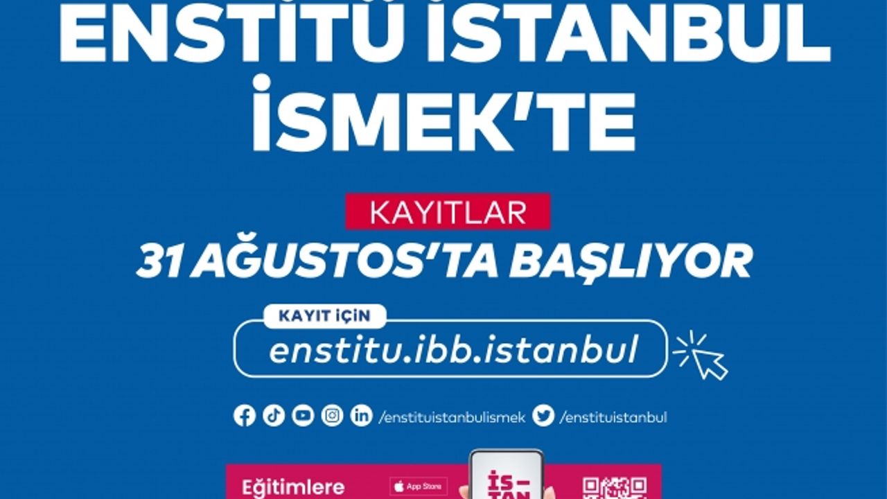 Enstitü İstanbul İSMEK Kayıtları 31 Ağustos'ta Başlıyor