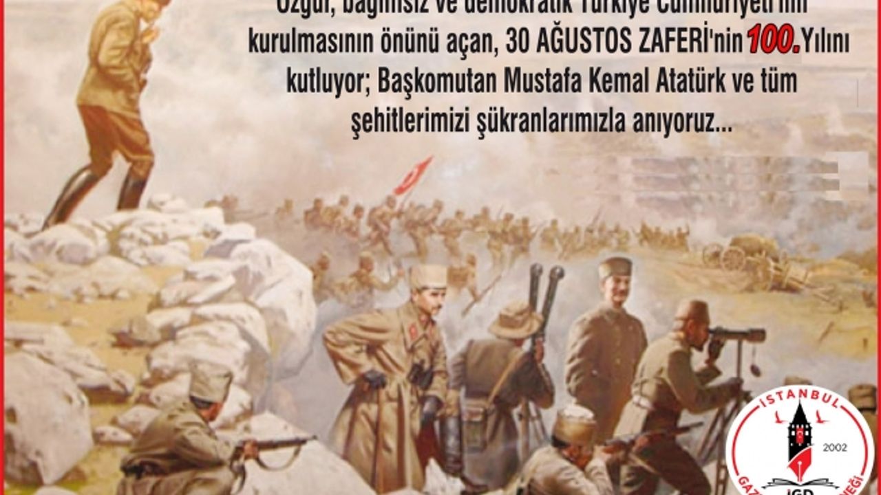 İstanbul Gazeteciler Derneği’nden 30 Ağustos mesajı