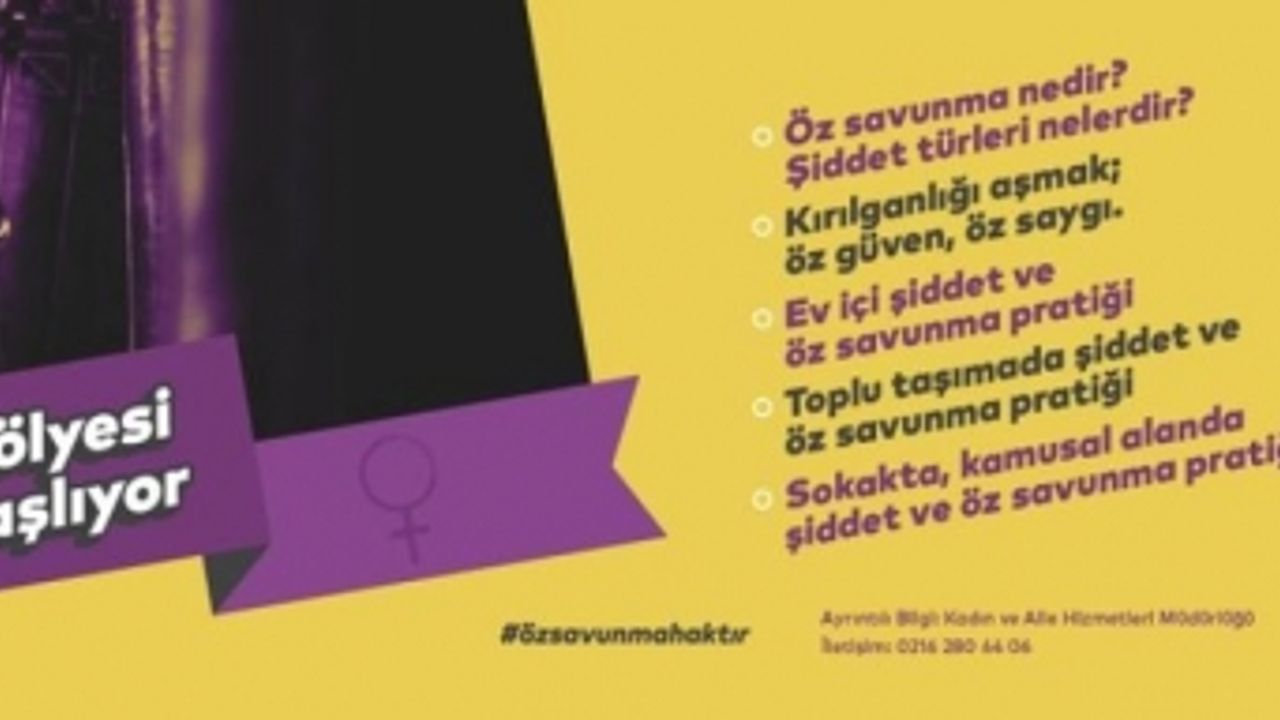 Kartal’da Kadınlar İçin Öz Savunma Atölyesi’nin Yeni Kayıtları Başlıyor
