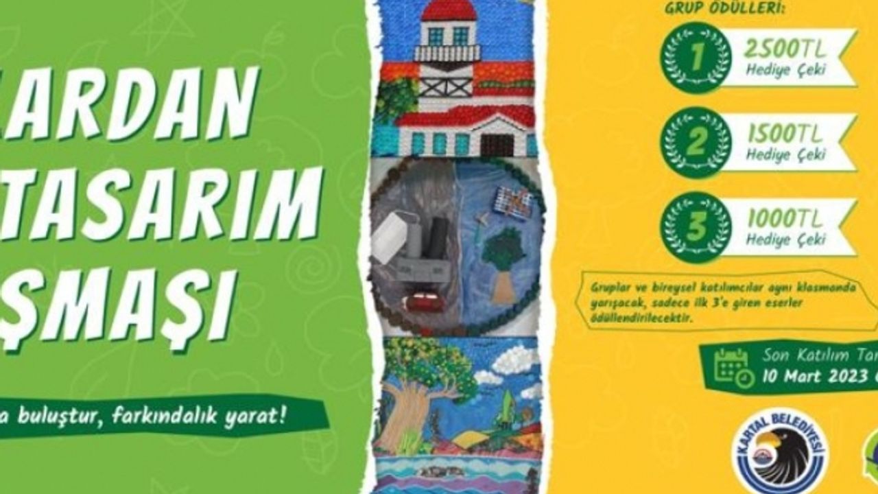 Kartal Belediyesi’nin ‘Atıklardan Tablo Tasarım Yarışması’ Başladı