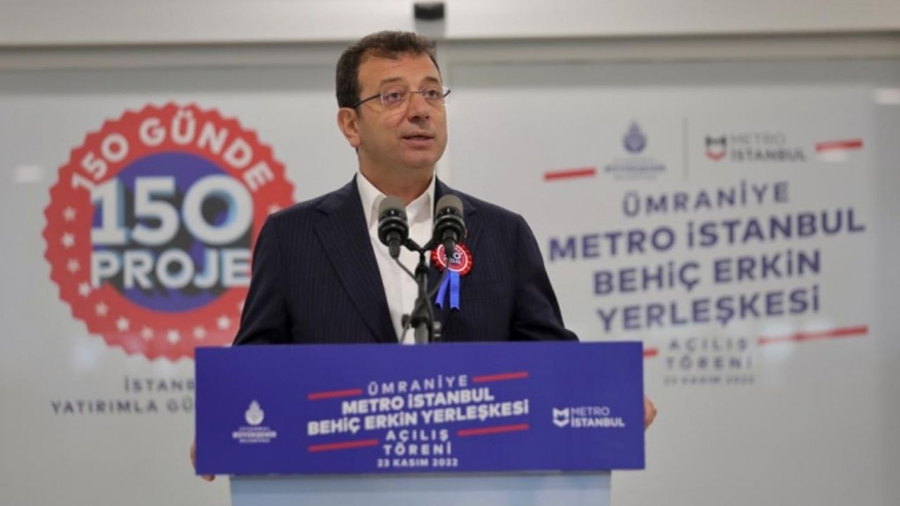 Başkan İmamoğlu .Metrolarla İlgili Yaptığımız Çalışmalar İleride Çok Konuşulacak Dedi