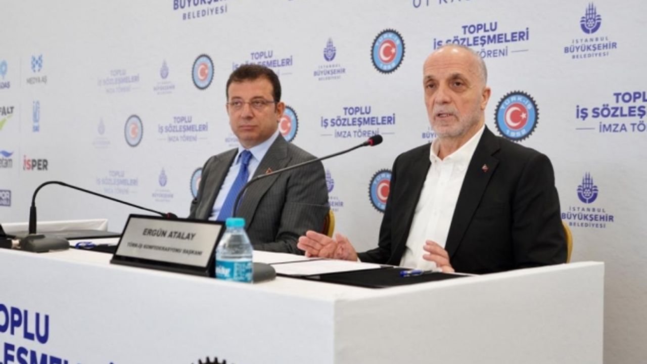İBB, Türk-İş Ve Hak-İş Arasında Toplu İş Sözleşmesi İmzalandı
