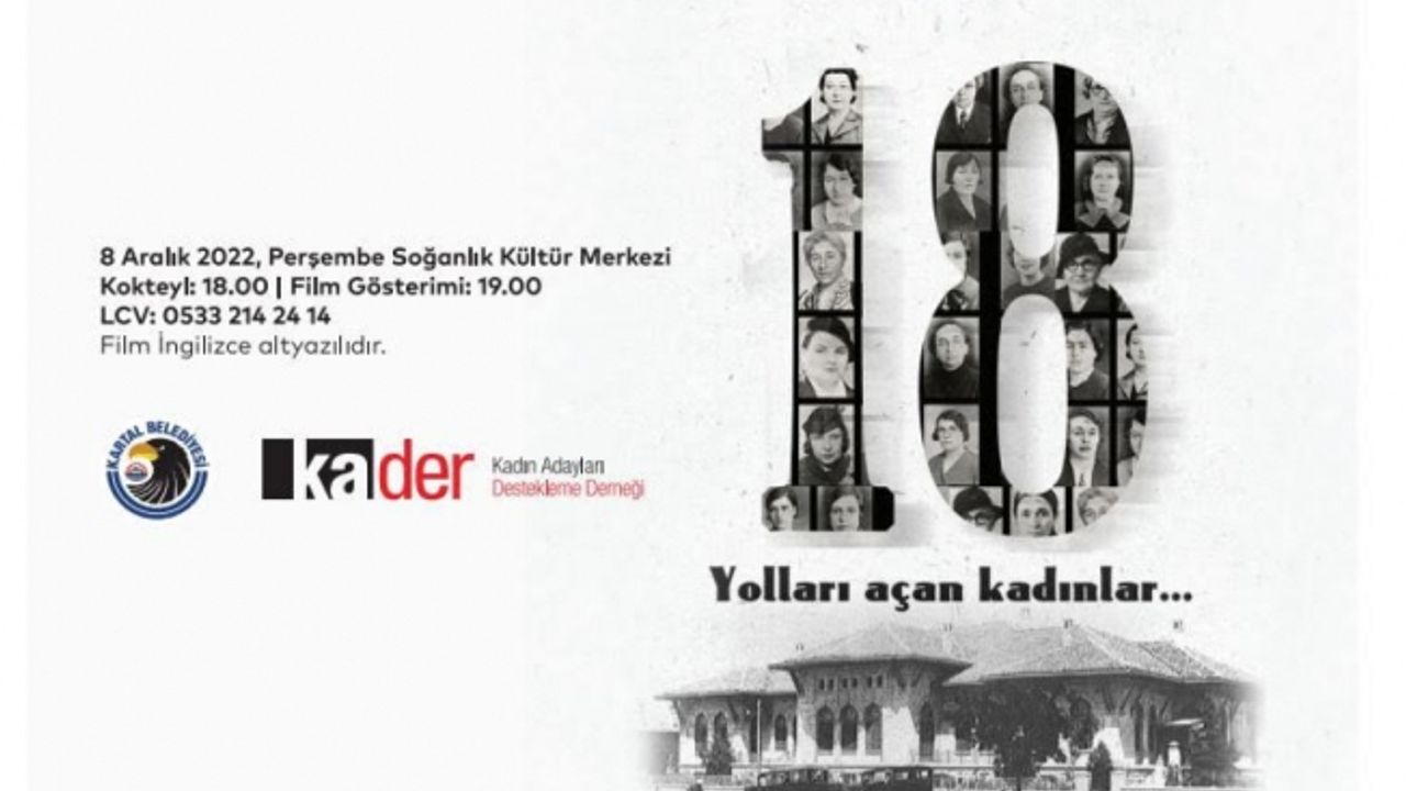 ’18, Yolları Açan Kadınlar’ Belgeseli, Kartal’da İzleyiciler İle Buluşuyor