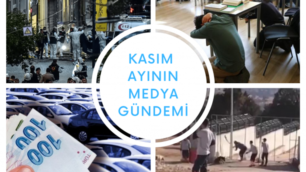 Türkiye'nin Kasım Ayı Gündemi Terör, Deprem ve Zamlar oldu