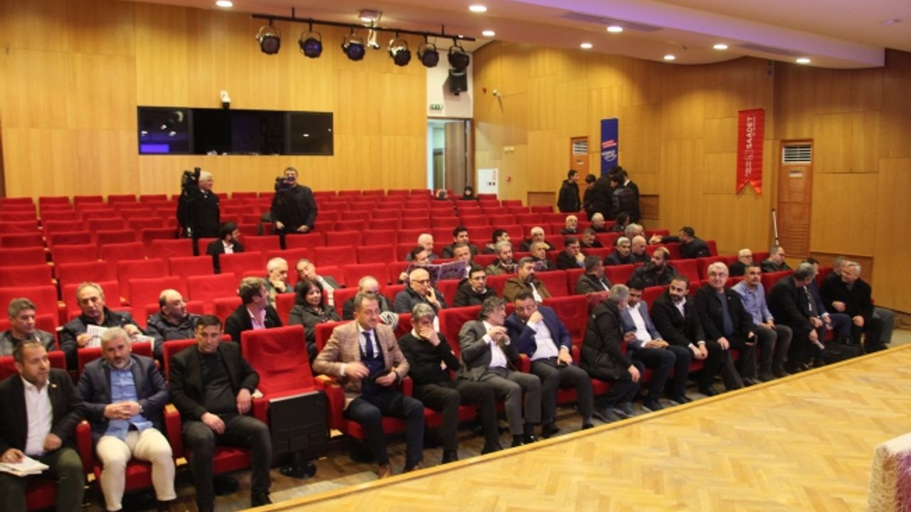 Saadet Partisi Deprem Ve Kentsel Dönüşüm Konferansı Yaptı (VİDEOLU)