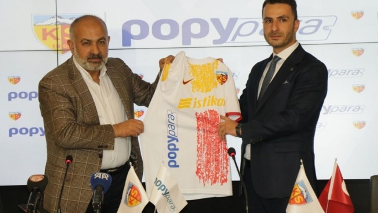 Popy Para Türk Futbolunun Yanında! Kayserispor'a sponsorluk anlaşması imzalandı