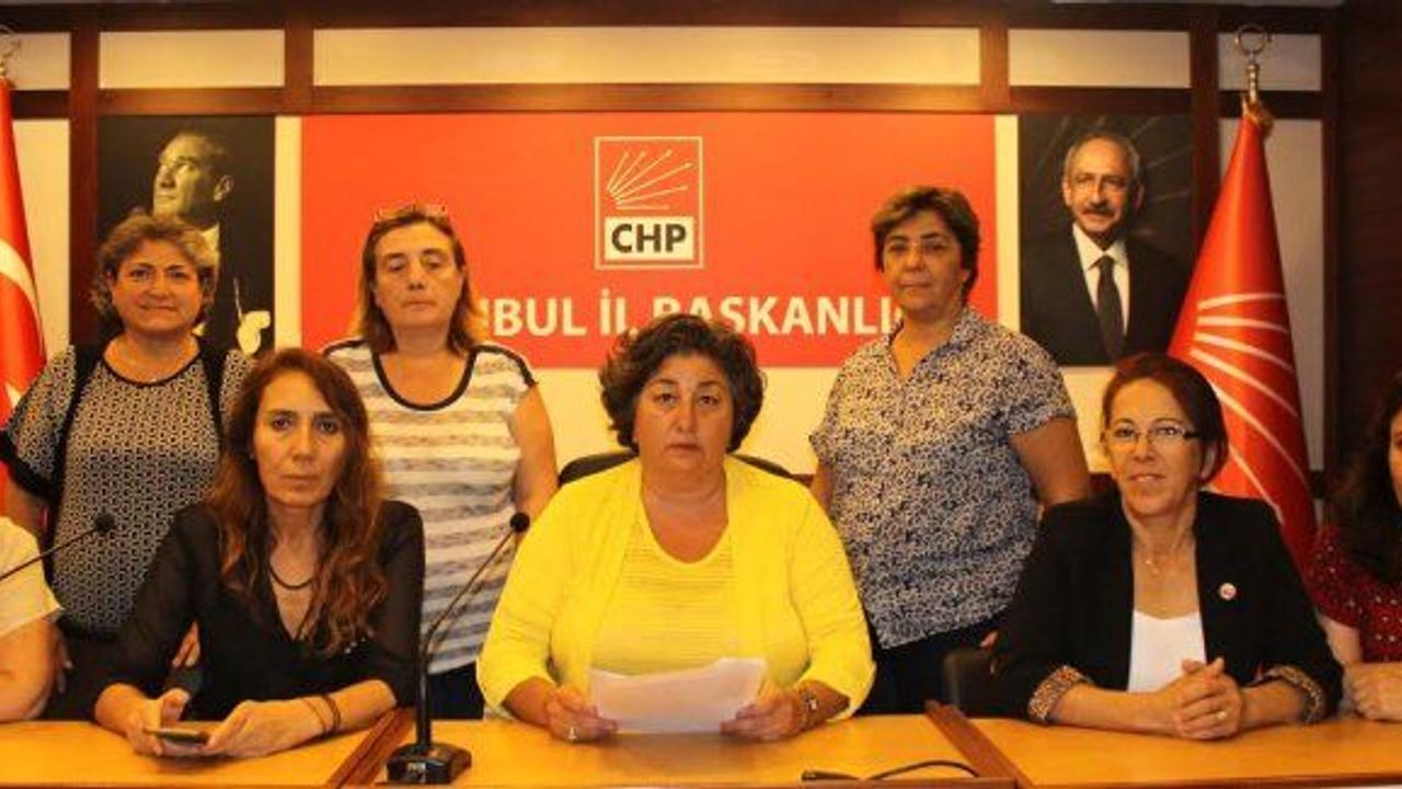 CHP İstanbul İl Kadın Kolları’ndan 1 Eylül açıklaması