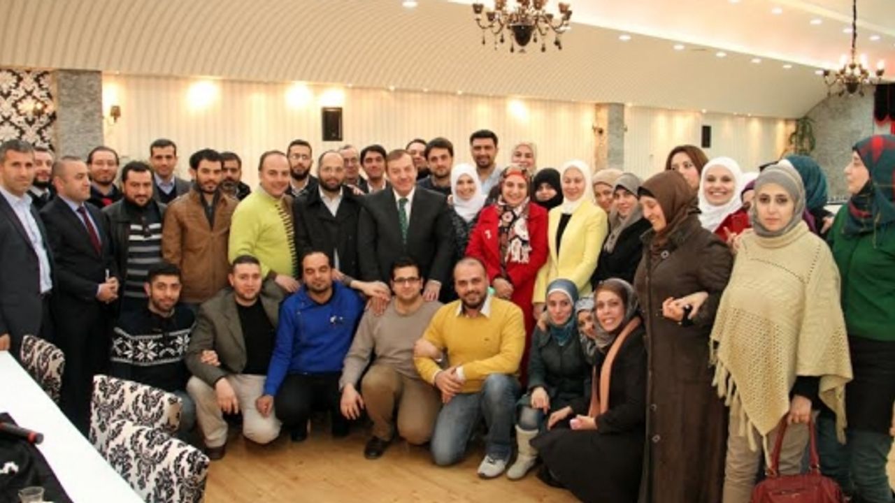 Suriyeli öğretmenler ile akşam yemeği