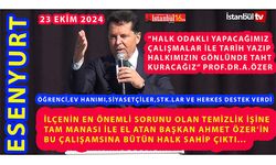 “Temiz Yurt Esenyurt” hareketine tam destek ! (VİDEOLU)