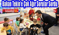 İmamoğlu Kreş Çocuklarından Aldığı Enerji İle Bakan Tekin'e Zor Sorular Sordu