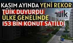 TÜİK'İN Kasım 2024 Konut Satış İstatistikleri Açıklandı