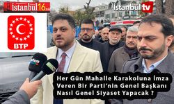 Merhum Prof.Dr.Haydar Baş'ın Oğlu BTP Genel Başkanı Hüseyin Baş Karakol'da İmza Verdi