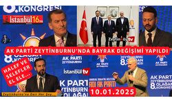 Ak Parti Zeytinburnu İlçe Başkanlığı Artık M. Yalçınkaya' ya Emanet