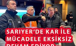 Başkan Aksu: Yoğun Kara Karşı, Mücadelemiz Aralıksız Sürüyor