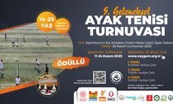 Zeytinburnu’nda Ayak Tenisi Heyecanı: 5. Geleneksel Turnuva İçin Kayıtlar 11–24 Kasım’da