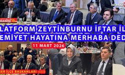 Platform Zeytinburnu Protokol İftarı İle Kapılarını Halk’ a Açtı