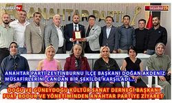 Doğu Derneğinden Anahtar Partiye Ziyaret