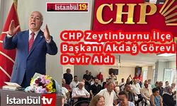 Tacettin Akdağ CHP Zeytinburnu ilçe Başkanı Olarak Atandı