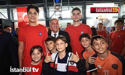 İBB Sultangazi Nurettin Uzun Ortaokulu'nun Kapalı Spor Salonu Yeniledi