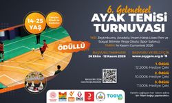 Zeytinburnu’nda 6. Geleneksel Ayak Tenisi Turnuvası İçin Başvurular Başladı