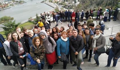 Avrupalı Öğrenciler Gürlek Nakipoğlu Anadolu Lisesinde