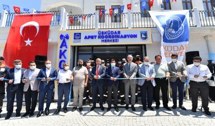 Üsküdar'da Afet Koordinasyon Merkezi Açıldı