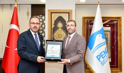 Gençlik ve Spor Bakanı, Pendik Belediyesini ziyaret etti