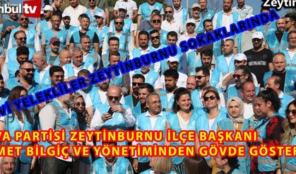 DEVA Partisinin Mavi Yeleklileri Sokaklarda Farkındalık Oluşturdu….