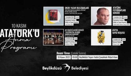 Ulu Önder Atatürk, 10 Kasım'da Beylikdüzü’nde Anılacak