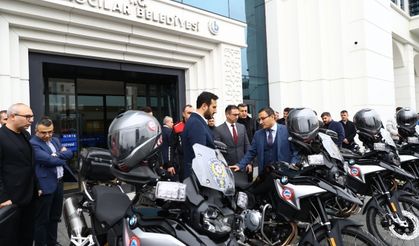 Bağcılar Belediyesi, Emniyete 10 Motosiklet Hibe Etti