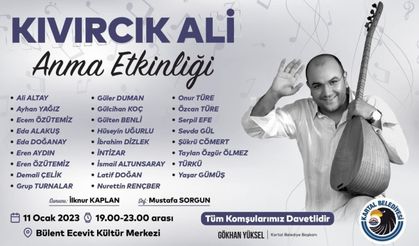 Kıvırcık Ali Vefatının 12. Yılında Kartal’da Anılacak