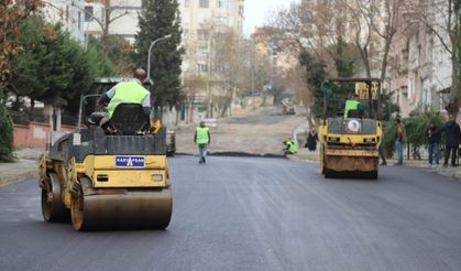 Petrol İş Mahallesi’nde 1250 Ton Asfalt Serimi Yapıldı