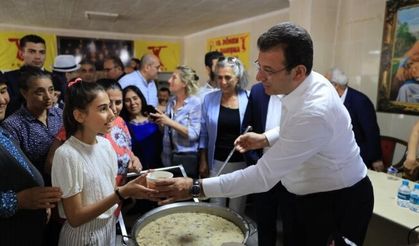 İmamoğlu: Alevi Vatandaşların Aşure Lokmasına Ortak Oldu