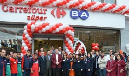 Başkan Carrefour Sa Süper Marketi Açtı