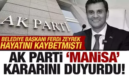 AK Parti'nin Manisa'da Aday Çıkarmıyoruz Anlamsız