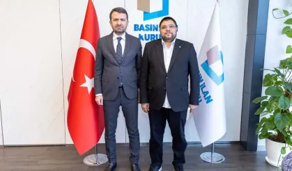 Gazeteci-Yazar Özcan’dan BİK Genel Müdürü Çay’a hayırlı olsun ziyareti
