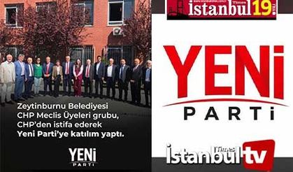 CHP Zeytinburnu Belediye Meclis Üyeleri İstifa Edip Yeni Partiye Katıldı