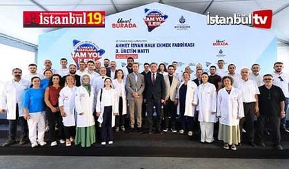 Ahmet İsvan Halk Ekmek Fabrikası'nın 3. Hattı Törenle Hizmete Açıldı