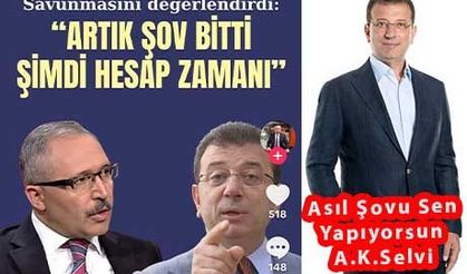 Asıl Şovu Siz Yapıyorsunuz A.K. Selvi
