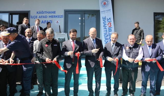 Bakan Soylu Afet Ve Acil Durum Yönetim Merkezi'nin Açılışını Gerçekleştirdi