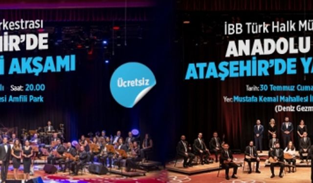 Ataşehir’de  Açık Hava Konserleri Başlıyor
