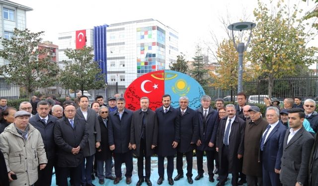 Bağcılar’da Türkiye – Kazakistan Kardeşlik Anıtı açıldı