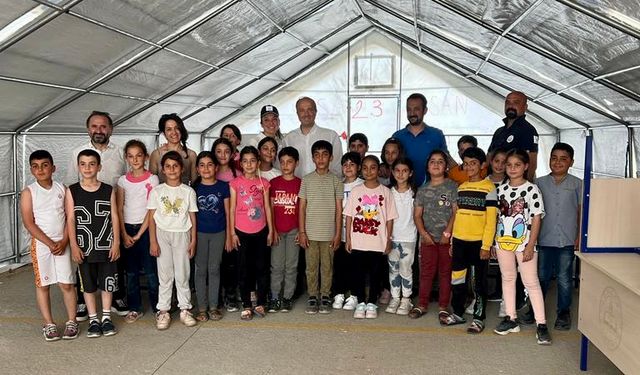 Başkan Hançerli’den Depremzede Çocuklara Bisiklet Sürprizi