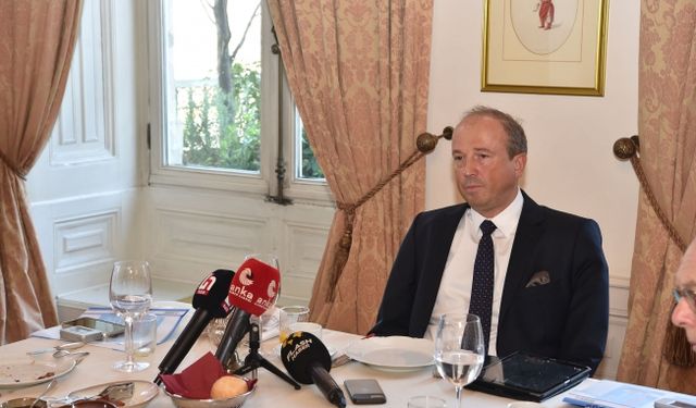 BM’de 3. kez konuşma yapacak olan Hançerli gazetecilerle bir araya geldi