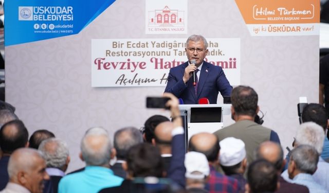 Üsküdar'da Restorasyunu Tamamlanan Bülbülderesi Fevziye Hatun Camii Açıldı