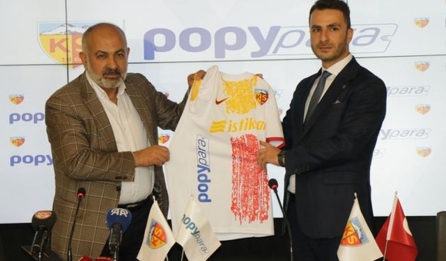 Popy Para Türk Futbolunun Yanında! Kayserispor'a sponsorluk anlaşması imzalandı