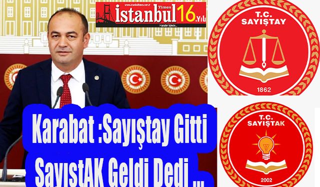 CHP Genel Başkan Yardımcısı Karabat'tan SAYIŞTAK İsyanı